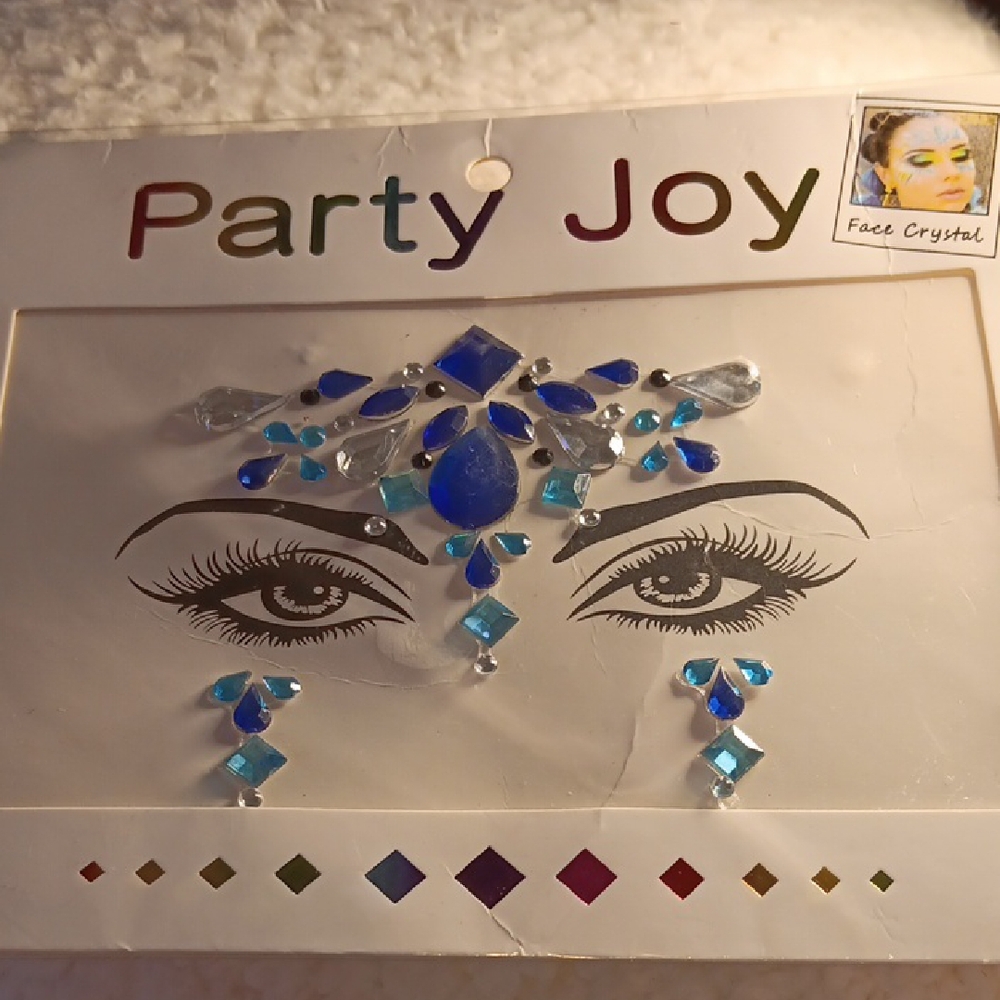 Blue Face Crystal Jewelry